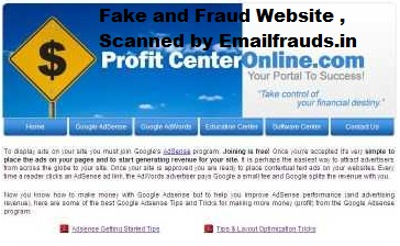 Profit center online website details
