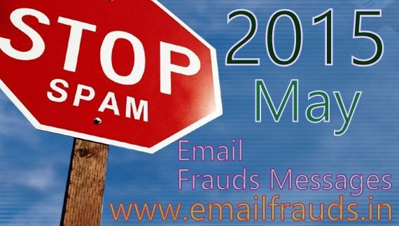 email spam of month may