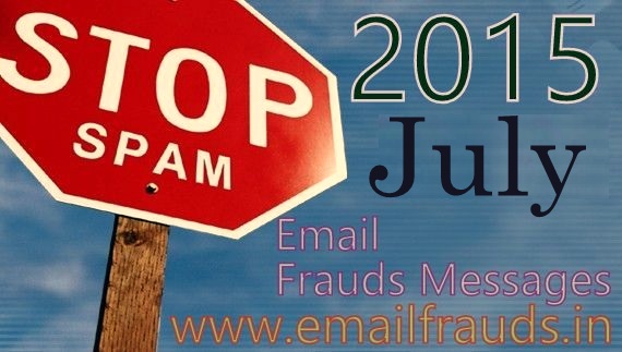 email spam of month July